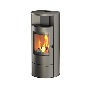 Cumulus Omega V1 - Gray, without stone, permanently burning fireplace stove