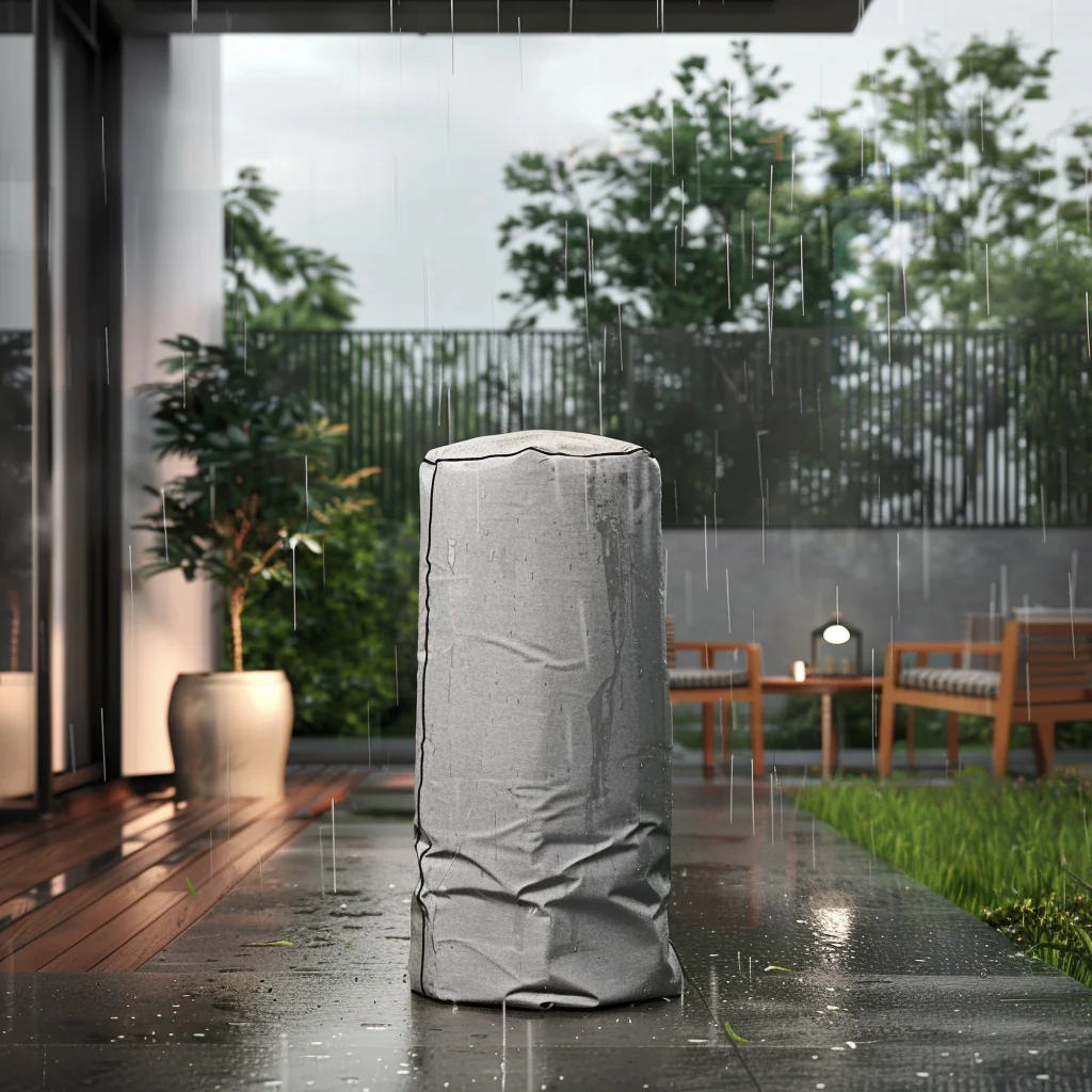 PLANIKA - Bino sivi - Vanjski plinski kamin