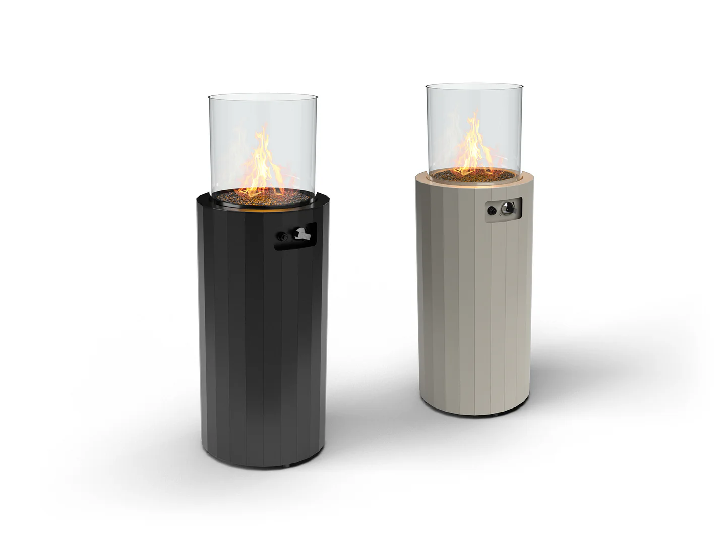 PLANIKA - Bino sivi - Vanjski plinski kamin