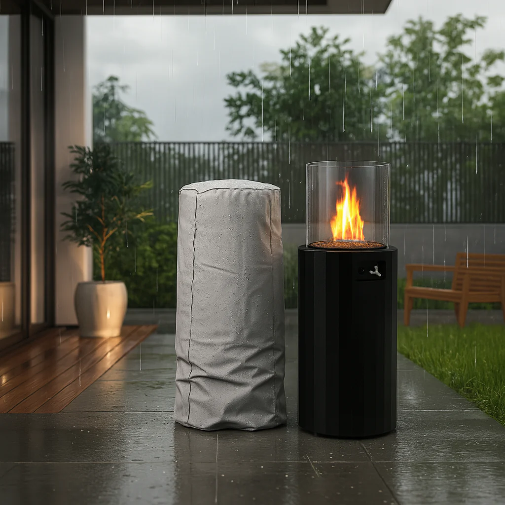 PLANIKA - Bino sivi - Vanjski plinski kamin