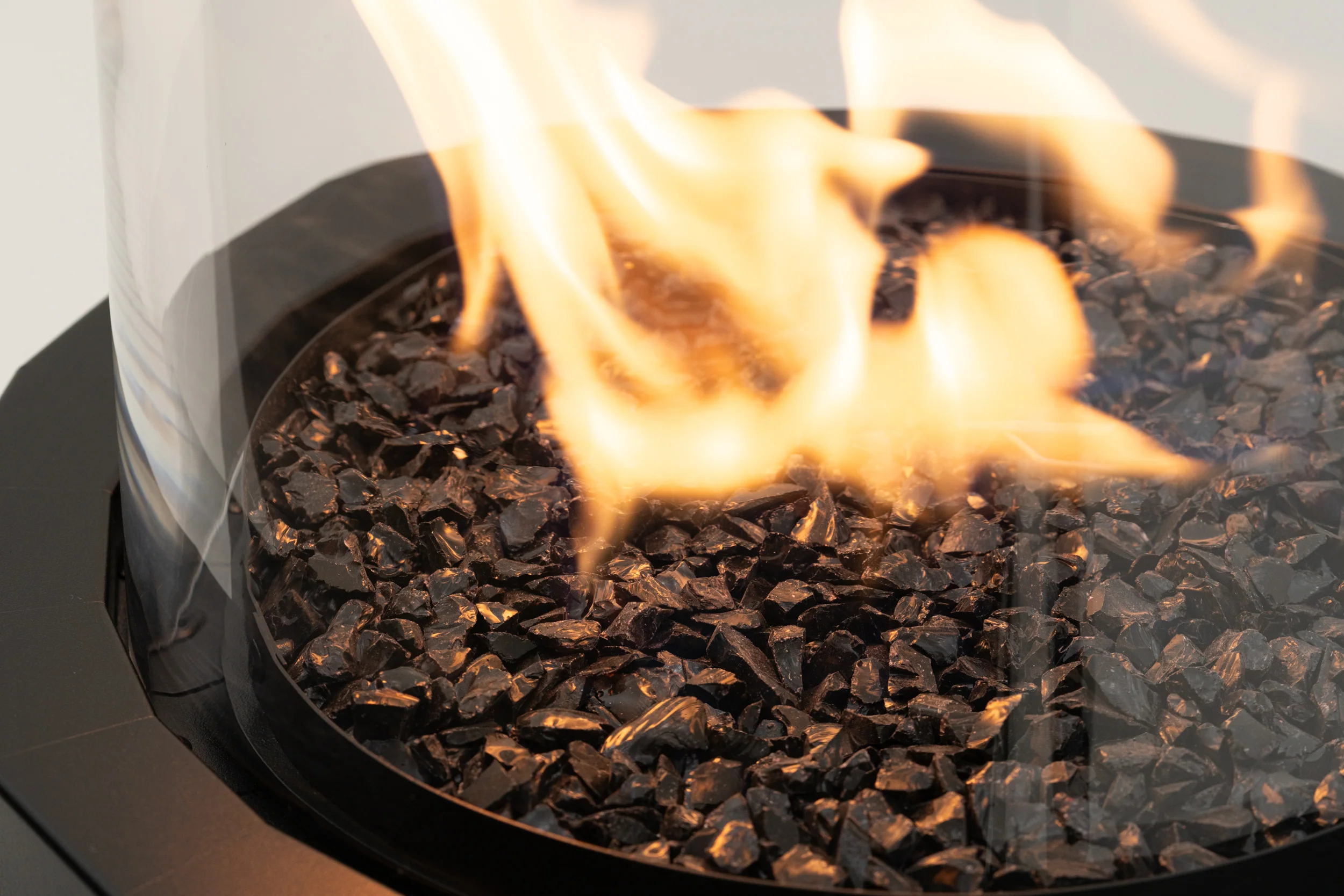 PLANIKA - Bino sivi - Vanjski plinski kamin