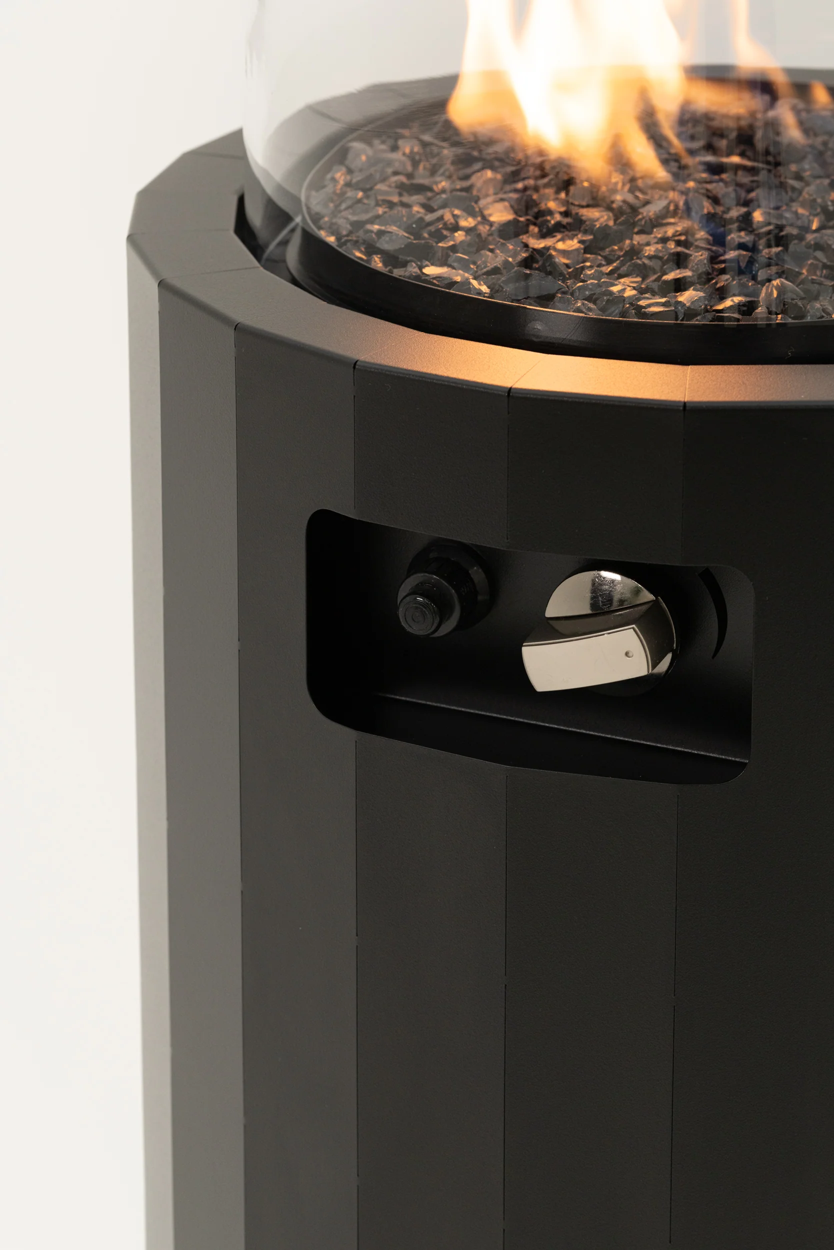 PLANIKA - Bino sivi - Vanjski plinski kamin